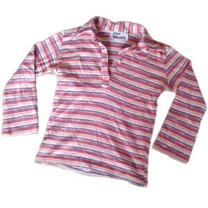 Vintage Joe Webb Striped Polo Shirt